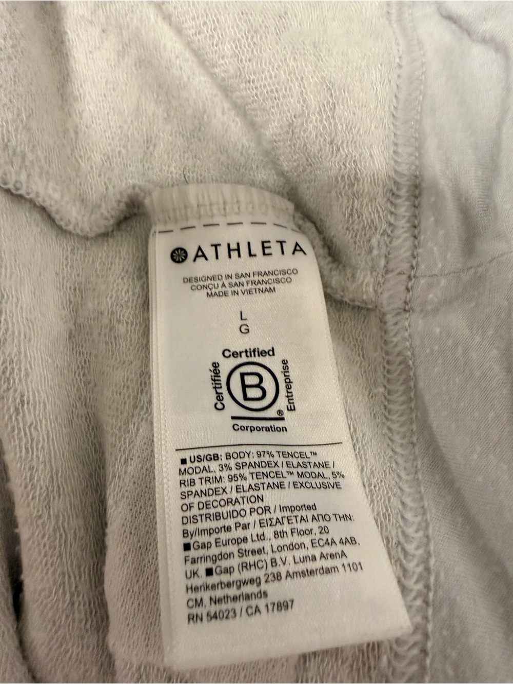 Athleta Pranayama Restore Wrap in Heather Gray - Picture 5 of 6
